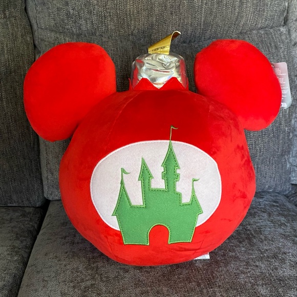 Disney Mickey Mouse Icon Holiday Ornament Throw Pillow 🆕 - Picture 6 of 12